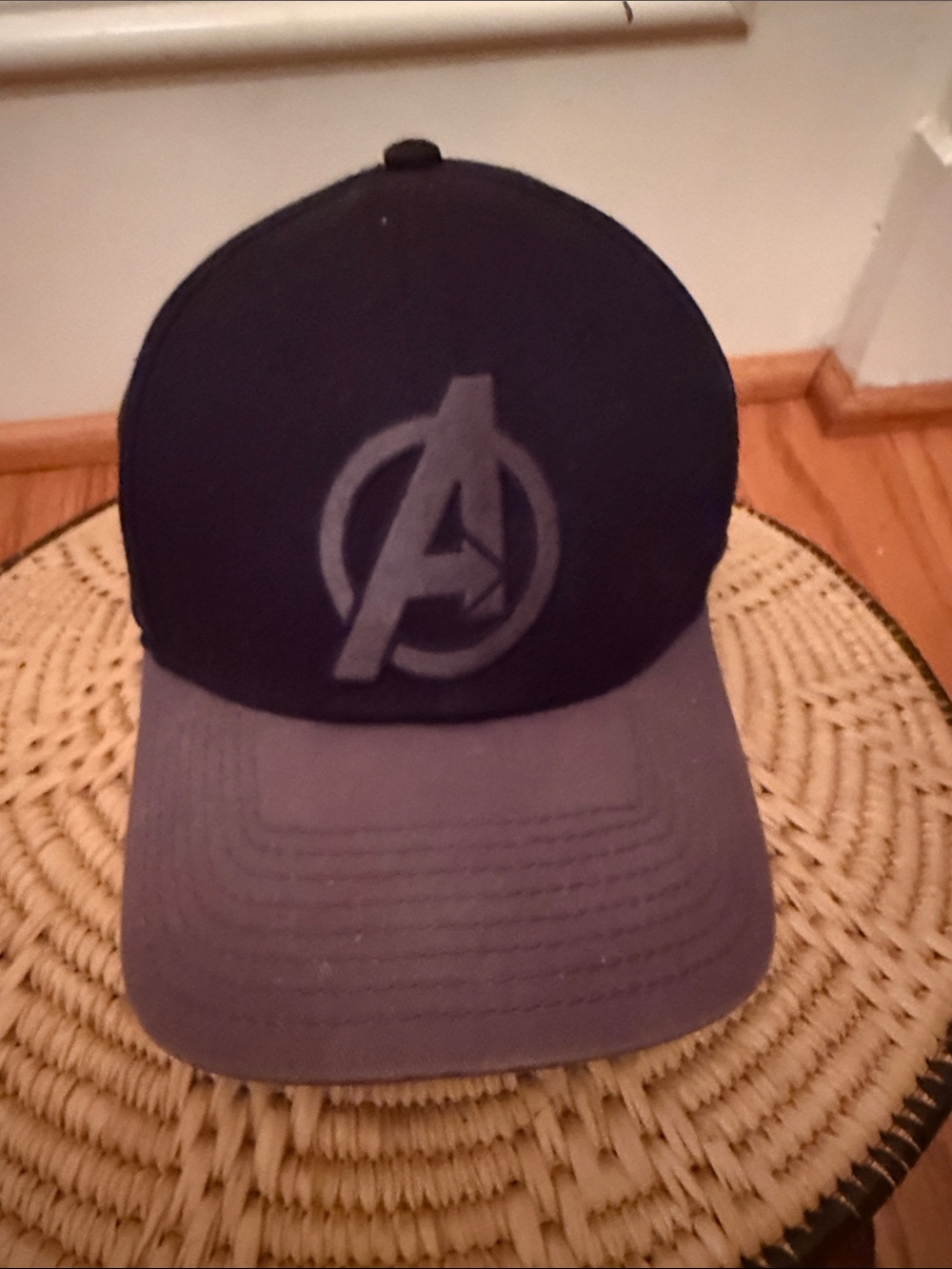 Marvel Avengers Embroidered Black & Gray Two-Tone Baseball Cap‎ Hat